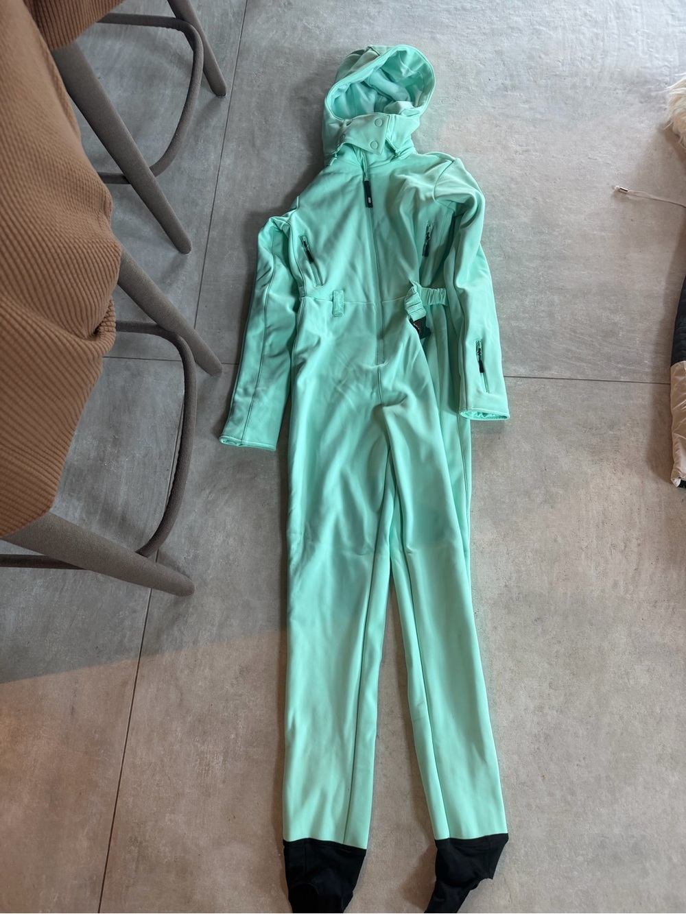 ASOS Mint Green Women's One-Piece Footie Jumpsuit